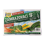 Sáčky zamrazovací mikrotenové, 25 x 35 cm, 40 ks