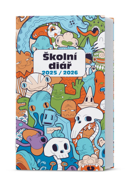 Týdenní školní diář KAMIL LAMINO, Monstra