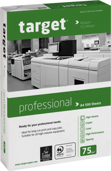 Xerografický papír TARGET Professional, 80g, A4