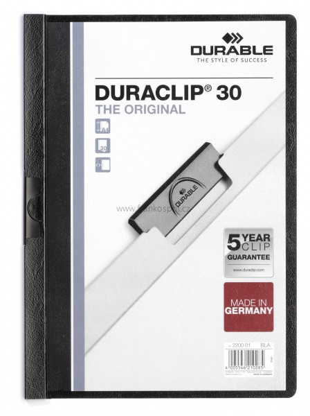 Rychlovazač DURACLIP 30, černý