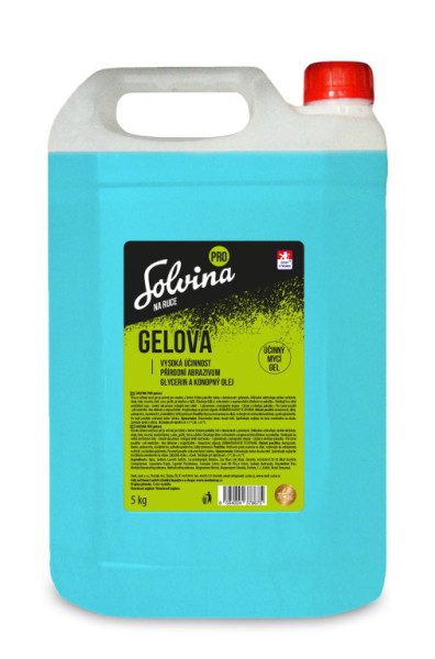 SOLVINA PRO gelová, mycí gel, 5 kg