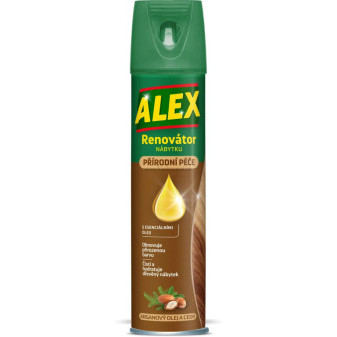 ALEX aerosol renovátor nábytku, přírodní péče, 400 ml