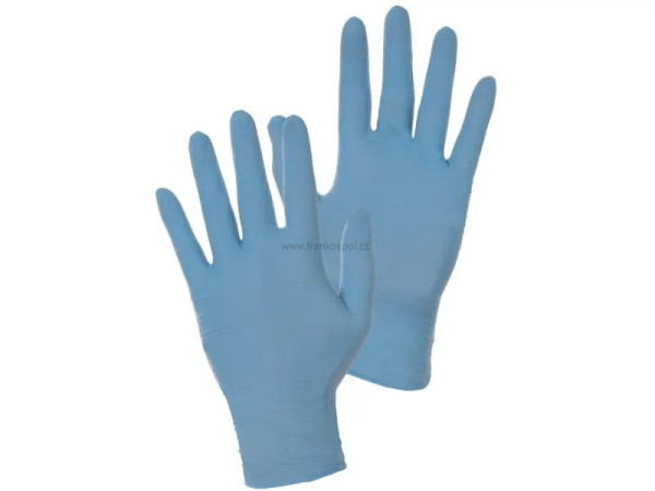 Rukavice jednorázové CXS STERN, nitrilové, nepudřené, vel. 9