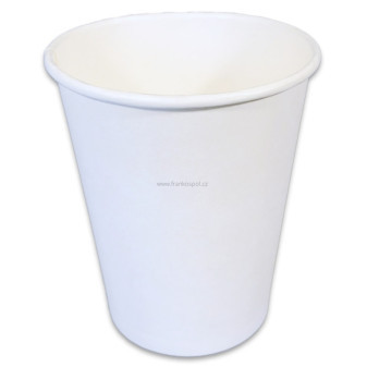 Kelímek nápojový papírový, 0,3 l, bílý