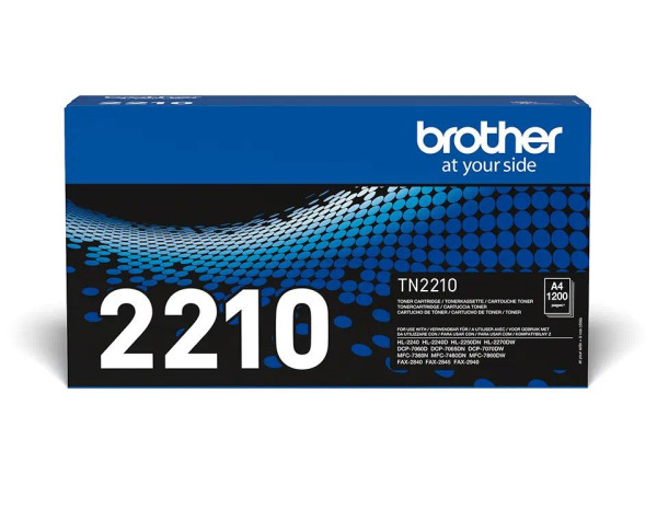 Toner BROTHER TN-2210 Black, originální