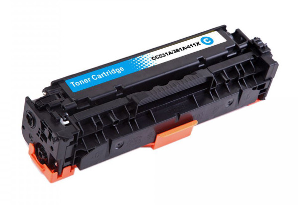 Toner HP CC531A/CE411A/CF381A, CANON CRG-718 cyan, komptibilní