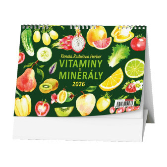 Stolní kalendář VITAMÍNY A MINERÁLY R. HERBER, BSF10