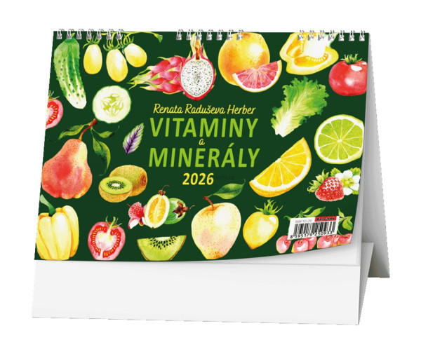 Stolní kalendář VITAMÍNY A MINERÁLY R. HERBER, BSF10