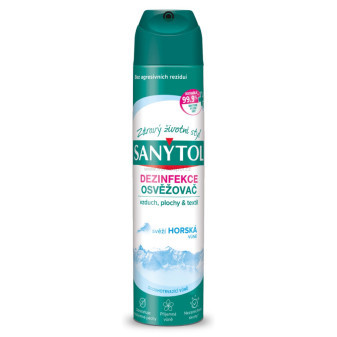 SANYTOL dezinfekční osvěžovač vzduchu , 300 ml, horská vůně