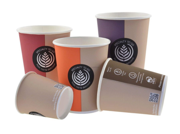 Papírový nápojový kelímek COFFEE 2 GO, 200/250 ml
