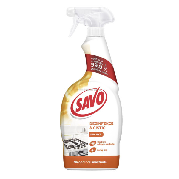 SAVO Kuchyně, odmašťovač bez chloru, 700 ml
