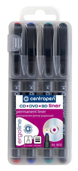 Popisovač 4616 na CD, DVD a BD