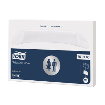 Hygienické WC podložky TORK V1,  papírové, 250 ks