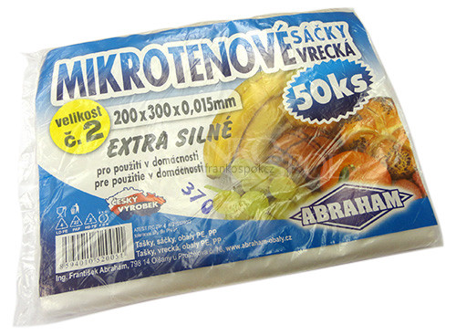 Sáčky mikroténové 200 x 300 mm