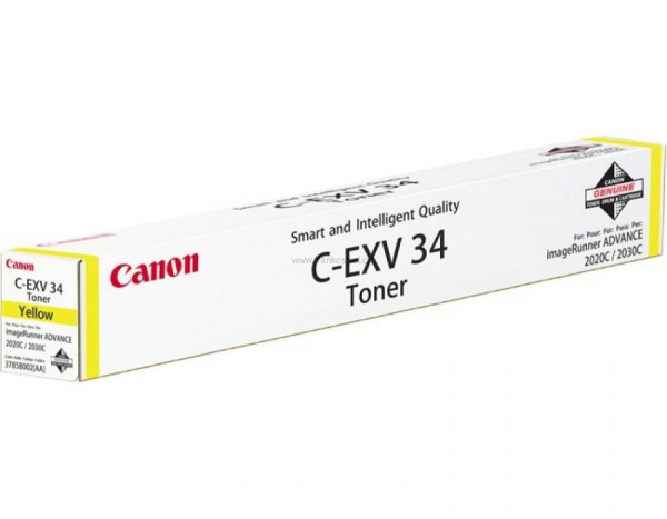Toner CANON C-EXV34 Yellow, originální