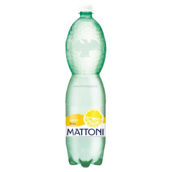 Minerální voda MATTONI Citron, perlivá, 6 x 1,5 l