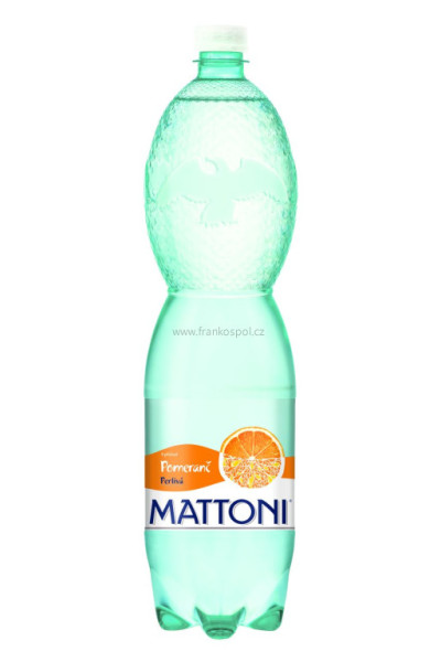 Minerální voda MATTONI Pomeranč, perlivá, 6 x 1,5 l