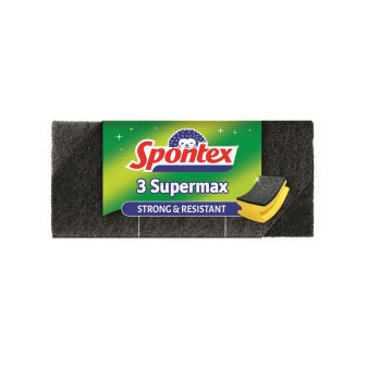 Houbička na nádobí SPONTEX Super Max, 3 ks