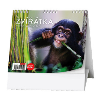 Stolní kalendář IDEÁL ZVÍŘÁTKA Z CELÉHO SVĚTA, BSJ6