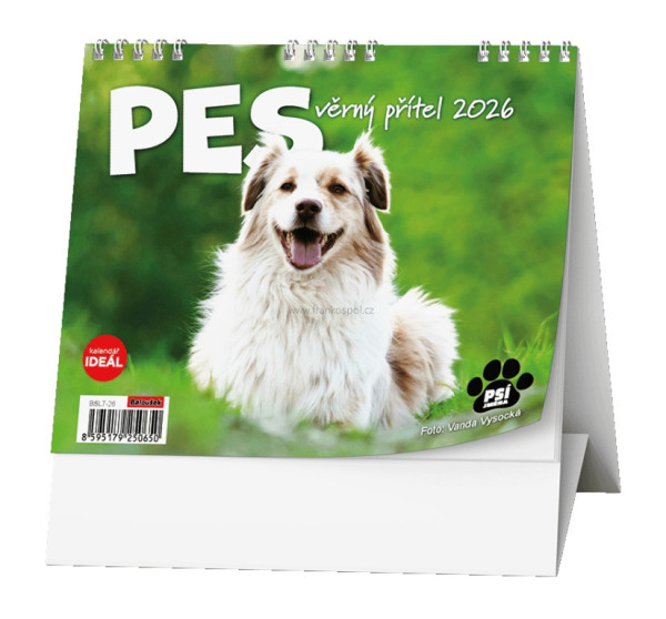Stolní kalendář IDEÁL PES, BSL7