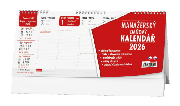 Stolní kalendář MANAŽERSKÝ daňový, BSN1