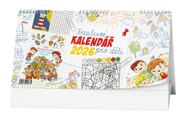 Stolní kalendář KREATIVNÍ KALENDÁŘ PRO DĚTI, BSE6