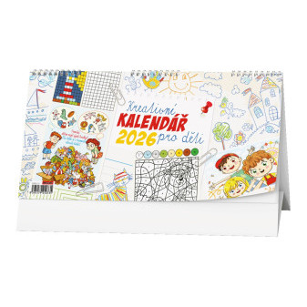 Stolní kalendář KREATIVNÍ KALENDÁŘ PRO DĚTI, BSE6