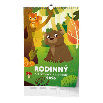 Nástěnný kalendář RODINNÝ plánovací, BNC9