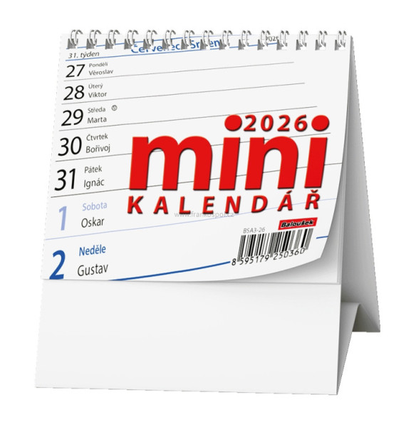 Stolní kalendář MINI, BSA3