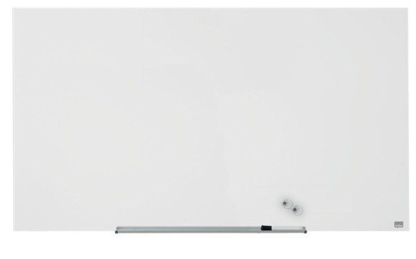 Skleněná magnetická tabule NOBO 57", 126 x 71 cm