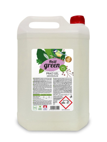 REAL green clean prací gel