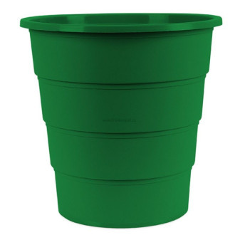 Odpadkový koš OFFICE Products, 16l, plný, zelený