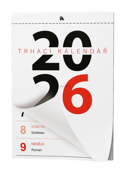 Nástěnný kalendář TRHACÍ A5, BNA1