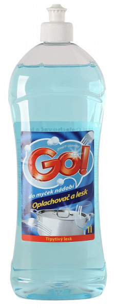 GO! oplachovač a lesk do myček nádobí, 1 l