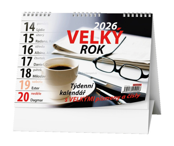 Stolní kalendář VELKÝ ROK, BSF0