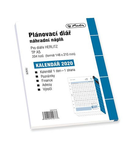Vložka do organizér A5