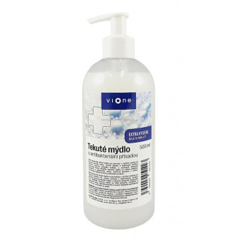 Mýdlo tekuté VIONE EXTRA HYGIENE bílé antibakteriální s pumpičkou