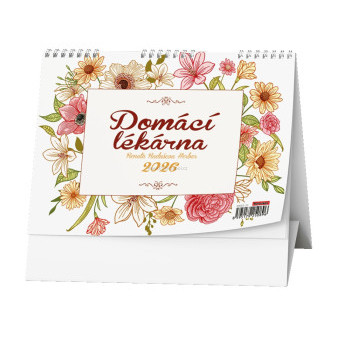 Stolní kalendář DOMÁCÍ LÉKÁRNA R. HERBER, BSE8