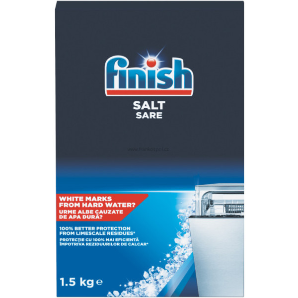 FINISH sůl do myčky, 1,5 kg