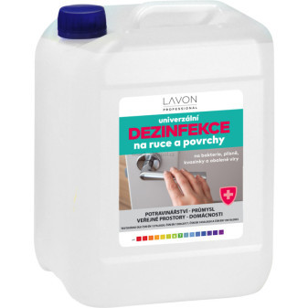LAVON Professional univerzální dezinfekce na ruce a povrchy, 5 l