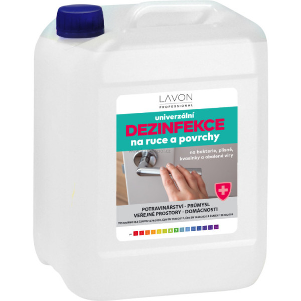 LAVON Professional univerzální dezinfekce na ruce a povrchy, 5 l