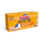 Rukavice jednorázové SPONTEX Protect 100, vinylové, vel. L
