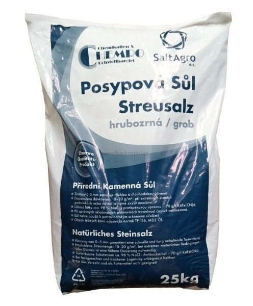 Posypová sůl, 25 kg