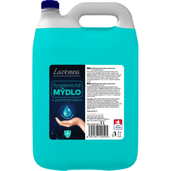Tekuté mýdlo LAVONEA hygienické, 5 l, s panthenolem