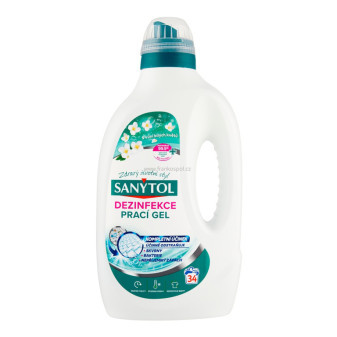 SANYTOL dezinfekční gel na prádlo, 1,7 l, květinová svěžest