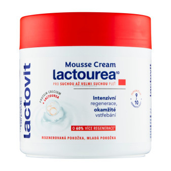 Tělový krém LACTOVIT Mousse Cream, lactourea, 400 ml