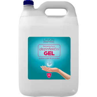 LAVON dezinfekční gel, bezoplachový, 5 l