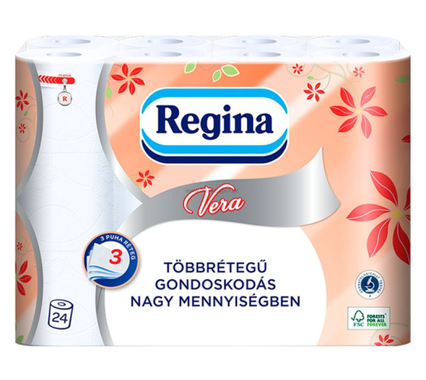 Toaletní papír REGINA Vera, 3-vrstvý