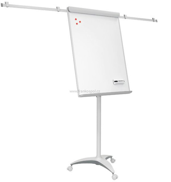 Magnetický flipchart OFFICE PRO Grey line, s rameny