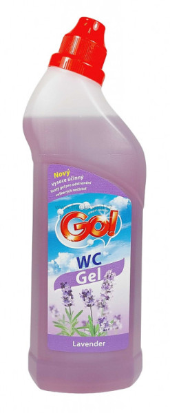 GO! WC gel čistič, lavender, 750 ml